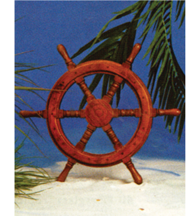 Wooden Steering Wheel 24"